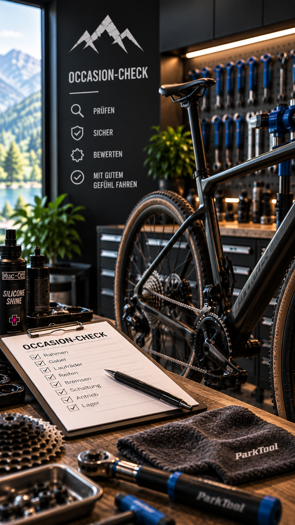 Occasion-Check eines gebrauchten Velos bei Whitestone Cycles